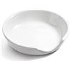 LE TAUCI Ceramica Poggia Mestolo Cucina, Supporto per Cucchiaio da 12,2 cm per Posate, Piano Cottura, Cucchiaio da Cucina, Porta Bustine del Tè, Accessori da Cucina per Utensili, Set di 1, Bianco