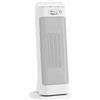HOMCOM Stufa Elettrica Ceramica 2000W Termoventilatore 4 Modalità Bianco