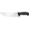 Sanelli Ambrogio Ambrogio Sanelli, Linea Tecna Coltello affettare cm 26 NERO con Lama in Acciaio Inox NitroB e Manico Ergonomico a grip evoluto, Coltello Professionale, Made in Italy