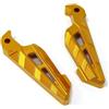 XVGUOYAN Moto Poggiapiedi Per XMAX Per 400 Per 300 Per 250 Per 125 Per XMAX300 Per XMAX250 Moto Passeggero Posteriore Poggiapiedi Pedane Posteriori Pedale Accessori Parti Pedaline Moto(Oro)