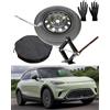 D'ANGELO 1988 Kit Ruotino di Scorta 18 compatibile con Smart 1 con Cric, Chiave, Guanti e Sacca 145/80R18