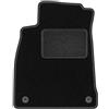 Wielganizator Tappetino per conducente, di colore nero, adatto per: Audi A4 B9 sportback, berlina, station wagon, Avant, allroad (2015), tappetino per auto in velluto