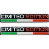 Fashion Graphic Adesivi auto 3D stickers Limited Edition resinati edizione limitata adesivi bandiera italiana auto moto bici fuoristrada tuning adesivi italia Coppia Made in Italy