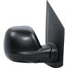 LONGLING Specchietto retrovisore esterno destro lato passeggero elettrico e termico pieghevole manuale con coperchio opaco nero per Citroen Jumpy, Peugeot Expert, Opel Vivaro, Toyota ProAce 2016-2024