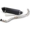 ZAPORA sistema Completo Di Scarico Per Moto, Silenziatore Anteriore, Slip-on, Per TMAX530, TMAX 500, T MAX530, TMAX 530 2008-2018(Style2)