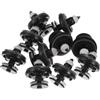 VekAuto Clip Di Fissaggio Per Pannelli Porta Per Audi TT Quattro 08-15 | Nero/Bianco, Plastica/Nylon, Interno, Per Minigonne Laterali/Paraurti, Per VW CC/GTI/Jetta/Passat/Tiguan, OE 6Q0868243