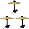 Fegtrtyoa 3pcs Clip-On Mini Drum Cymbals Universali Ventilazione di Ventilazione Ad Aria Ventilazione Stile Auto A Mano per Veicoli