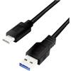 LOGILINK CU0171 - CABLE USB 3.2 GEN1X1, USB-A MACHO A USB-C MACHO, NEGRO, 3M