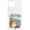 Travel France Souvenirs Women Mom Girls Custodia per iPhone 15 Plus Costa Azzurra Francia Costa Azzurra Mediterraneo Femminile