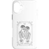 Tarot Card The Lovers Skeleton Goth Hall Custodia per iPhone 16 Plus The Lovers Tarocchi Scheletro Gotico Luna Strega Teschio
