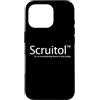 Sarcastic Life Co. Custodia per iPhone 16 Pro Don't Care Drug Scuitol Divertente Sarcastico Screw It All