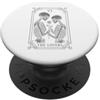 Tarot Card The Lovers Skeleton Goth Hall The Lovers Tarocchi Scheletro Gotico Luna Strega Teschio PopSockets PopGrip Adesivo