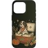Pointer Dog Bond Custodia per iPhone 16 Pro Raffreddatore autunnale vintage Fall Dog Pumpkin