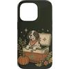 Pointer Dog Bond Custodia per iPhone 13 Pro Raffreddatore autunnale vintage Fall Dog Pumpkin