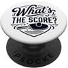 Funny ping pong apparel co. Giocatore di tennis da tavolo Che cosa è il gioco punteggio divertente dicendo PopSockets PopGrip Adesivo