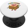 Manu Bay Surf Company Adoro Bologna Baloney Sandwich PopSockets PopGrip Adesivo
