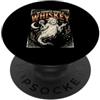 Funny Spooky Season Halloween Party Appa My Favorite Spirit Is Whisky Ghost Halloween Retro PopSockets PopGrip Adesivo
