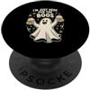 Funny Spooky Season Halloween Party Appa Divertente fantasma birra tazze Boos Halloween bere partito PopSockets PopGrip Adesivo