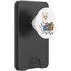 Magliette in alpaca dal raccolto sano Alpaca carino fare la spesa cartone animato frutta e verdura PopSockets PopWallet per MagSafe