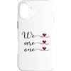 Fun Designs Custodia per iPhone 16 Plus Siamo un simpatico regalo tipografico scritto a mano