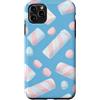 Candy Lovers and Sweets Gifts Custodia per iPhone 11 Pro Max Carino Marshmallow Candy Dolci Azzurro Modello