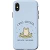 I Will Succeed Custodia per iPhone X/XS Divertente citazione rana meditazione umorismo sarcastico