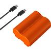 Rollei Batteria NP-W235, Rollei Batterie di Ricambio Ricaricabile per Fotocamere 2500 mAh Batteria al Litio con USB-C Ricarica Rapida per Fujifilm X-S20 X-T5 X-T4 X-H2 X-H2S GFX100S GFX50S II GFX100 II