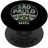 City Travel Brasil São Paulo Journey Exp São Paulo Brasil City Travel Brasil Avventura PopSockets PopGrip Adesivo