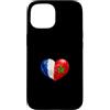 France Morocco Flag Custodia per iPhone 15 Francia Marocco