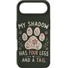 Cute Dog Cat Mom Saying with Pink Paw De Custodia per iPhone Air La mia ombra ha quattro gambe e un amante dei cani coda