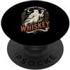 Funny Spooky Season Halloween Party Appa My Favorite Spirit Is Whisky Ghost Halloween Vintage Art PopSockets PopGrip Adesivo
