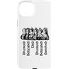 Utopia Sport England Shop Custodia per iPhone 15 Plus Destini delle sei mogli di Enrico VIII Stampa nera