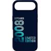 Birth Since September 2008 Retro Vintage Custodia per iPhone Air Settembre 2008 Anno 2008 Compleanno Edizione Limitata
