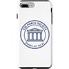Marble & Mind Custodia per iPhone 7 Plus/8 Plus Cresta di filosofia greca antica Atene Portico Società