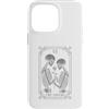 Tarot Card The Lovers Skeleton Goth Hall Custodia per iPhone 14 Pro Max The Lovers Tarocchi Scheletro Gotico Luna Strega Teschio