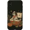 Pointer Dog Bond Custodia per iPhone XS Max Raffreddatore autunnale vintage Fall Dog Pumpkin