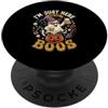 Funny Spooky Season Halloween Party Appa Sono qui solo per The Boos Witch Ghost Beer Halloween PopSockets PopGrip Adesivo