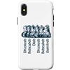 Utopia Sport England Shop Custodia per iPhone X/XS Destini delle sei mogli di Enrico VIII Navy Print