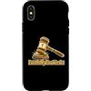 Christian Judge Gavel Faith Verdict Custodia per iPhone X/XS La fede è il mio verdetto finale Christian Gavel