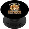 Funny Spooky Season Halloween Party Appa I Don't Like You Nemmeno Candy Corn Halloween Retro PopSockets PopGrip Adesivo