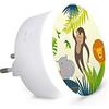 Metronic 495024 caricatore Luce Notturna 2 porte USB giungla bambino