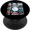 MASH MOSH Esplora l'Antartide Polar Adventure Travel Souvenir Graphic PopSockets PopGrip Adesivo