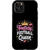 Flo Design Fantasy Football Outfits Custodia per iPhone 11 Pro Fantasy Football Queen Women Fantasy Football Funny Women