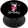 Myassil Fiocco divertente per festa di compleanno con scritta It's My 7th Birthday (lingua italiana non garantita) PopSockets PopGrip Adesivo