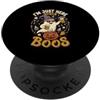 Funny Spooky Season Halloween Party Appa Sono qui solo per The Boos Witch Ghost Beer Halloween PopSockets PopGrip Adesivo