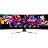 MSI MPG 491CQPA QD-OLED Monitor da Gaming Curvo 49 DQHD - 1800R, Pannello Quantum Dot OLED 5120x1440, 144 Hz / 0,03 ms, 99% DCI-P3, ΔE ≤ 2, DisplayHDR True Black 400, KVM, DP 1.4a, HDMI 2.1, USB Type