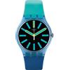 Swatch Orologio da Uomo Digitale al Quarzo con Cinturino in Silicone - SUOS105