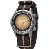 BERNY Orologio Subacqueo Automatico Uomo Titanio 200M Impermeabile | Super Luminoso Vetro Zaffiro AR Lunetta Rotante Bidirezionale Data Cinturino Nylon Passante Ispirato all'Oceano