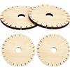 PH PandaHall Disco Intrecciato Kumihimo in Legno con 24 Slot Piastra Rotonda Multifunzionale per Intrecciare Fai da Te per Realizzare Braccialetti Dell'Amicizia Cordini Perline e Gioielli
