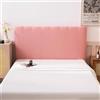 uyeoco Elastica Copertura Per Testata Letto Imbottito/Legno Copri Testata Letto | Copri Testata Del Letto Matrimoniale Singolo Rettangolare/Leggermente Stondata(Leather Pink,100(90-110)cm)
